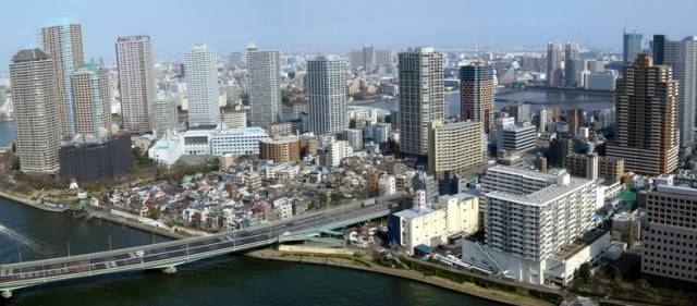 Big city skyscrapers